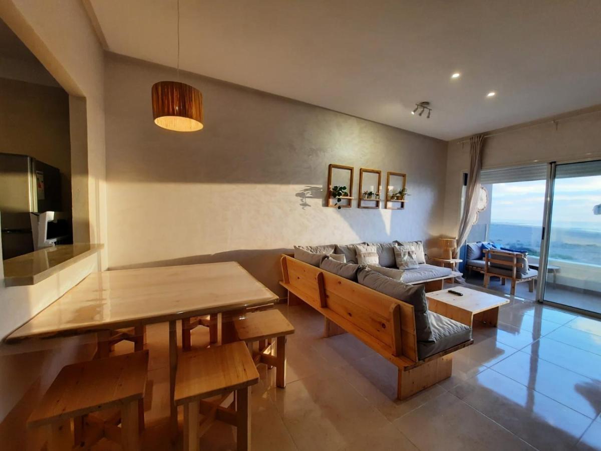 Sidi Rahal Blue View, Beachfront Wide Seaview With Pool Exteriör bild