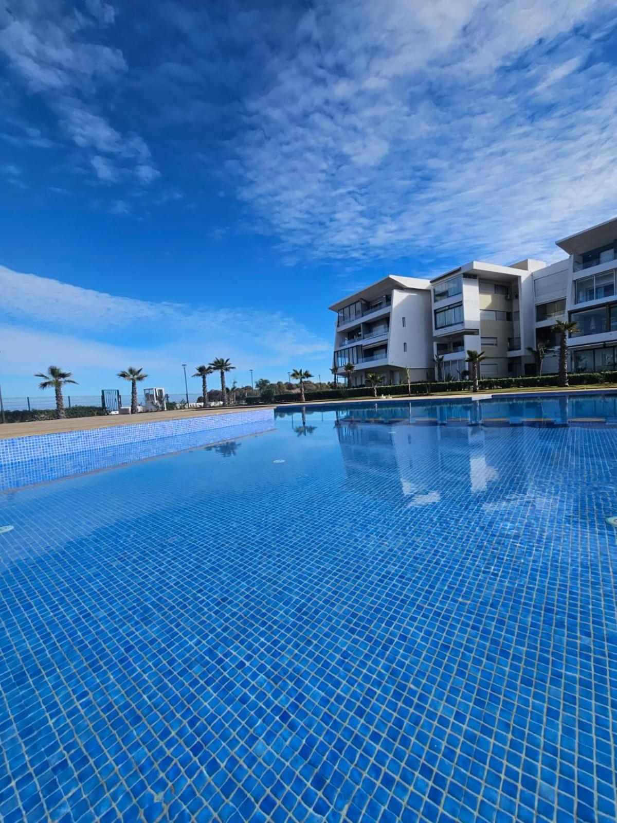 Sidi Rahal Blue View, Beachfront Wide Seaview With Pool Exteriör bild