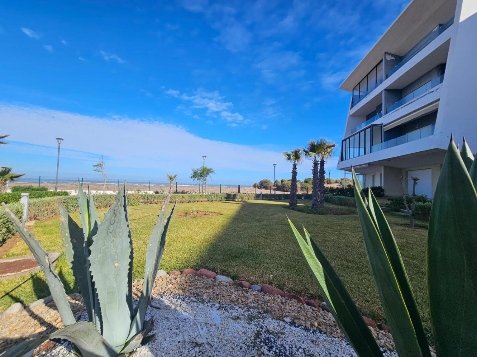 Sidi Rahal Blue View, Beachfront Wide Seaview With Pool Exteriör bild